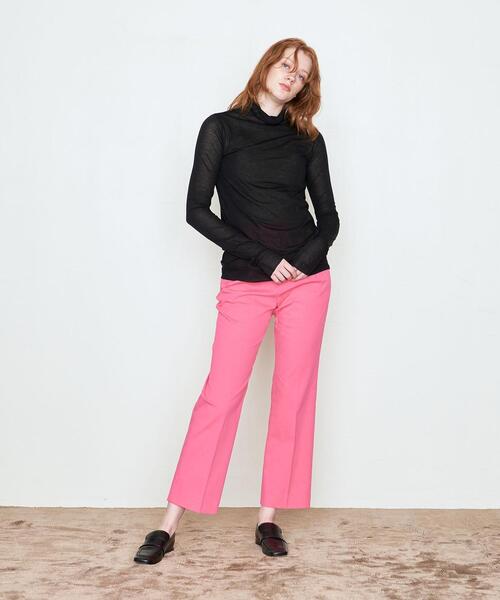 AEWEN MATOPH（イウエン マトフ）の「＜AEWEN MATOPH（イウエン マトフ）＞シアー タートルネック カットソー（Tシャツ/カットソー・レディース・ホワイト/ブラック/ピンク/ライトブルー・FREE）」の15枚目の写真