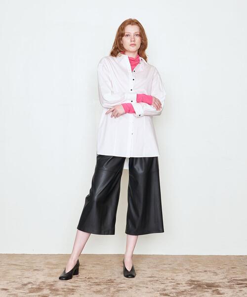 AEWEN MATOPH（イウエン マトフ）の「＜AEWEN MATOPH（イウエン マトフ）＞シアー タートルネック カットソー（Tシャツ/カットソー・レディース・ホワイト/ブラック/ピンク/ライトブルー・FREE）」の17枚目の写真