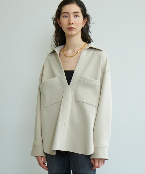 GALLARDAGALANTE（ガリャルダガランテ）の「ダンボールシャツ（Tシャツ/カットソー・レディース・ブラック/ベージュ・FREE）」の21枚目の写真