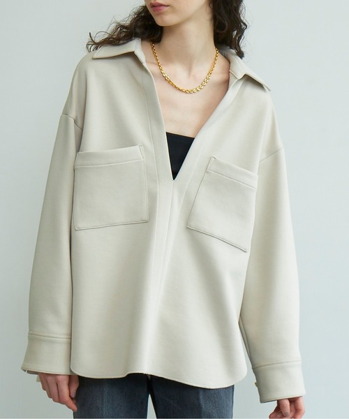 GALLARDAGALANTE（ガリャルダガランテ）の「ダンボールシャツ（Tシャツ/カットソー・レディース・ブラック/ベージュ・FREE）」の18枚目の写真