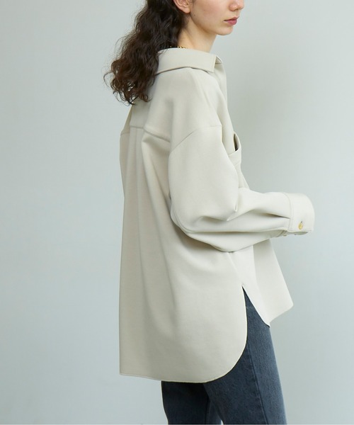 GALLARDAGALANTE（ガリャルダガランテ）の「ダンボールシャツ（Tシャツ/カットソー・レディース・ブラック/ベージュ・FREE）」の12枚目の写真