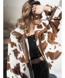 EVRIS | フェイクファーショートブルゾン(ブルゾン)