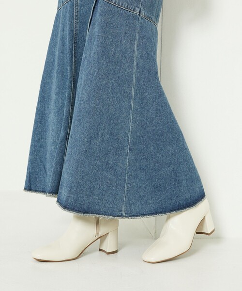 FREAK'S STORE(フリークスストア)の「ROVERETO/ロベレート ショートブーツ(ブーツ・レディース・ブラック/オフホワイト・38/36/37)」の8枚目の写真