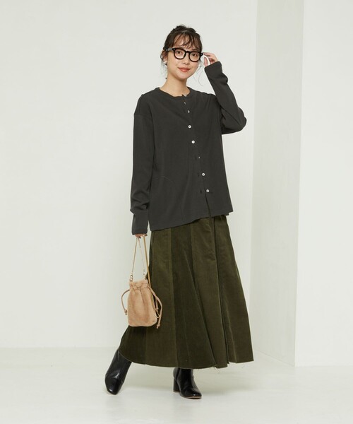 FREAK'S STORE(フリークスストア)の「ROVERETO/ロベレート ショートブーツ(ブーツ・レディース・ブラック/オフホワイト・38/36/37)」の10枚目の写真