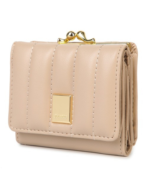 jouetie（ジュエティ）の「【jouetie/ジュエティ】　ストライプステッチ　がま口ミニ財布（財布・レディース・ベージュ/ブラック/ピンク/ブルー系その他/カーキ/ダークグリーン/オリーブ/ターコイズブルー/アイボリー/ワイン/ダークブルー・FREE）」の15枚目の写真