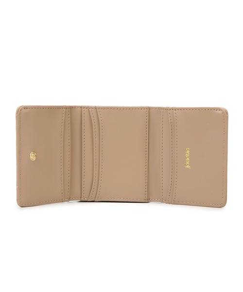 jouetie（ジュエティ）の「【jouetie/ジュエティ】　ストライプステッチ　がま口ミニ財布（財布・レディース・ベージュ/ブラック/ピンク/ブルー系その他/カーキ/ダークグリーン/オリーブ/ターコイズブルー/アイボリー/ワイン/ダークブルー・FREE）」の13枚目の写真