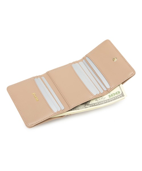 jouetie（ジュエティ）の「【jouetie/ジュエティ】　ストライプステッチ　がま口ミニ財布（財布・レディース・ベージュ/ブラック/ピンク/ブルー系その他/カーキ/ダークグリーン/オリーブ/ターコイズブルー/アイボリー/ワイン/ダークブルー・FREE）」の21枚目の写真