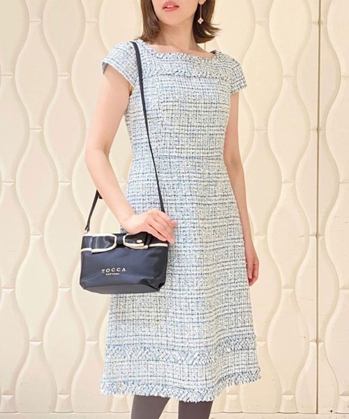 TOCCA GYPSY DEEP ROSE ワンピース 花柄 TOCCA（トッカ）の「GYPSY DEEP ROSE ドレス（ワンピース）」 - WEAR