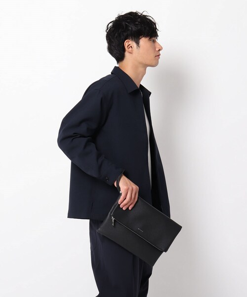 THE SHOP TK （ザ ショップ ティーケー ）の「◆サフィアーノユーティリティークラッチ（クラッチバッグ・メンズ・ブラック/ベージュ/ネイビー・00）」の12枚目の写真