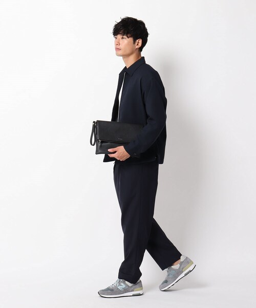 THE SHOP TK （ザ ショップ ティーケー ）の「◆サフィアーノユーティリティークラッチ（クラッチバッグ・メンズ・ブラック/ベージュ/ネイビー・00）」の8枚目の写真