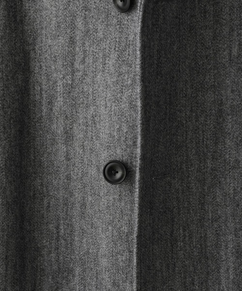 JOURNAL STANDARD relume(ジャーナルスタンダード レリューム)の「TECH MELTON シングルAライン オーバーサイズコート(チェスターコート・メンズ・グレー/ブラウン/ネイビー・M/L)」の7枚目の写真