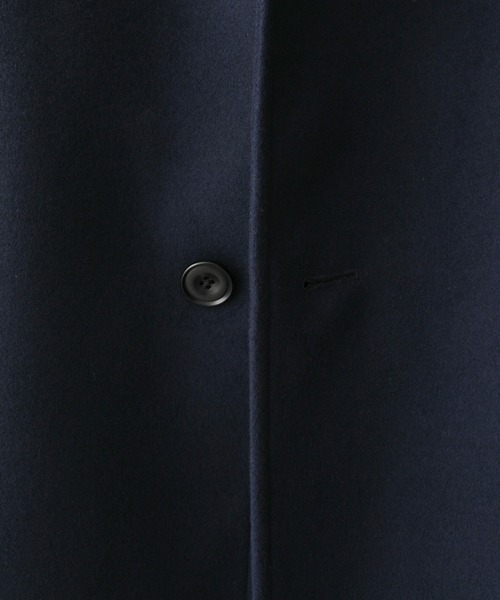 JOURNAL STANDARD relume(ジャーナルスタンダード レリューム)の「TECH MELTON シングルAライン オーバーサイズコート(チェスターコート・メンズ・グレー/ブラウン/ネイビー・M/L)」の9枚目の写真