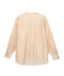 anuans スタンドカラーシースルーブラウス アニュアンス anuans スタンドカラーシースルーブラウス （LIGHT BEIGE