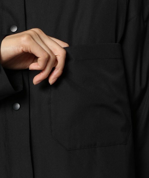 LOWRYS FARM(ローリーズファーム)の「エアサーマルシャツジャケット 953279(ミリタリージャケット・レディース・アイボリー/ブラック/グリーン・FREE)」の16枚目の写真