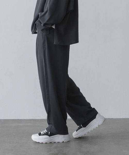 melt.（メルト）の「melt. - ハイドレープリラックスワイドテーパードイージーパンツ（その他パンツ・メンズ・チャコールグレー/ライトグレー・SMALL/MEDIUM/LARGE）」の17枚目の写真