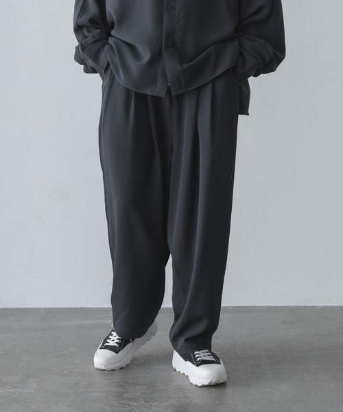 melt.（メルト）の「melt. - ハイドレープリラックスワイドテーパードイージーパンツ（その他パンツ・メンズ・チャコールグレー/ライトグレー・SMALL/MEDIUM/LARGE）」の13枚目の写真