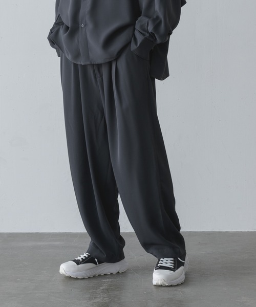 melt.（メルト）の「melt. - ハイドレープリラックスワイドテーパードイージーパンツ（その他パンツ・メンズ・チャコールグレー/ライトグレー・SMALL/MEDIUM/LARGE）」の15枚目の写真