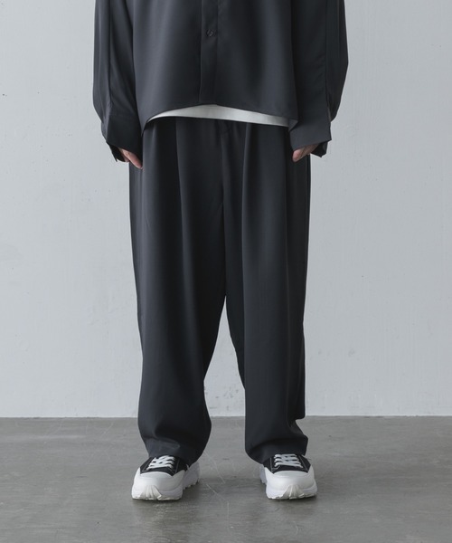 melt.（メルト）の「melt. - ハイドレープリラックスワイドテーパードイージーパンツ（その他パンツ・メンズ・チャコールグレー/ライトグレー・SMALL/MEDIUM/LARGE）」の12枚目の写真