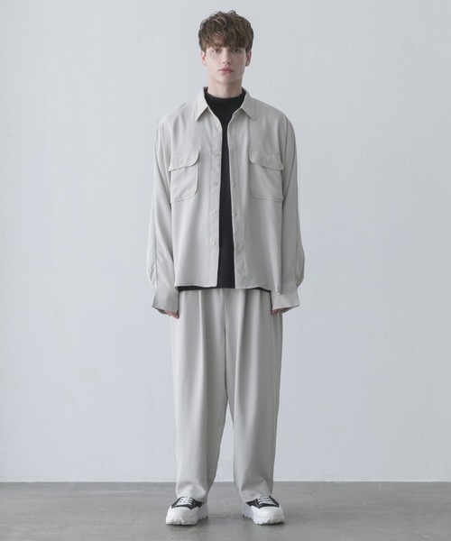 melt.（メルト）の「melt. - ハイドレープリラックスワイドテーパードイージーパンツ（その他パンツ・メンズ・チャコールグレー/ライトグレー・SMALL/MEDIUM/LARGE）」の21枚目の写真