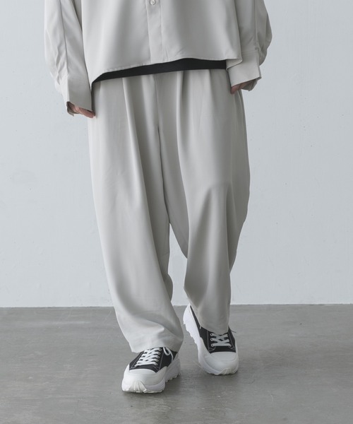 melt.（メルト）の「melt. - ハイドレープリラックスワイドテーパードイージーパンツ（その他パンツ・メンズ・チャコールグレー/ライトグレー・SMALL/MEDIUM/LARGE）」の5枚目の写真