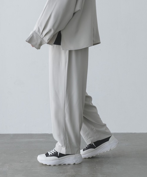 melt.（メルト）の「melt. - ハイドレープリラックスワイドテーパードイージーパンツ（その他パンツ・メンズ・チャコールグレー/ライトグレー・SMALL/MEDIUM/LARGE）」の9枚目の写真