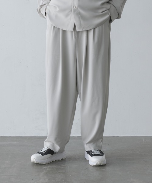 melt.（メルト）の「melt. - ハイドレープリラックスワイドテーパードイージーパンツ（その他パンツ・メンズ・チャコールグレー/ライトグレー・SMALL/MEDIUM/LARGE）」の7枚目の写真