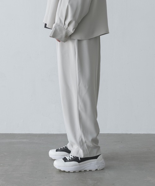 melt.（メルト）の「melt. - ハイドレープリラックスワイドテーパードイージーパンツ（その他パンツ・メンズ・チャコールグレー/ライトグレー・SMALL/MEDIUM/LARGE）」の8枚目の写真