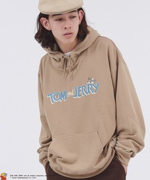 【DISCUS ATHLETIC×TOM AND JERRY/LOONEY TUNES】ディスカスアスレチック×トムとジェリー/ルーニー・テューンズ ビッグシルエット裏毛プルオーバーパーカー