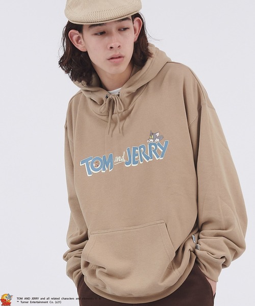 Tom&Jerry(トムアンドジェリー)の「【DISCUS ATHLETIC×TOM AND JERRY/LOONEY TUNES】ディスカスアスレチック×トムとジェリー/ルーニー・テューンズ ビッグシルエット裏毛プルオーバーパーカー(パーカー・メンズ・ブラック系その他/ベージュ/ホワイト系その他3/ホワイト系その他/ブルー/ホワイト系その他2/グリーン/ベージュ系その他/チャコールグレー/スミクロ/ブラック/アイボリー・M/L)」の9枚目の写真