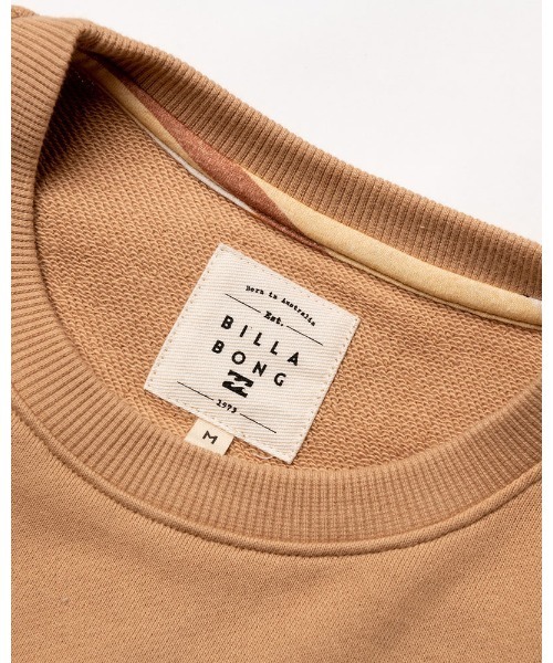 BILLABONG（ビラボン）の「BILLABONG レディース  SQUARE PATTERN LOGO トレーナー  【2021年秋冬モデル】/ビラボンレディーススウェット（スウェット・レディース・ブラック/オフホワイト/ベージュ・MEDIUM/LARGE）」の14枚目の写真