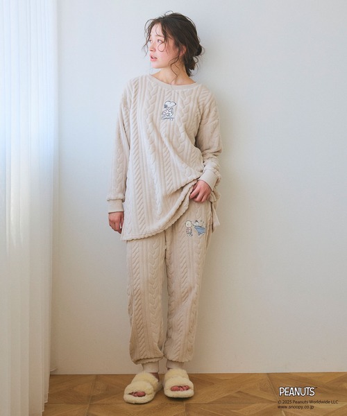 セール】【PEANUTS/ピーナッツ】SNOOPY/スヌーピー刺繍ケーブル