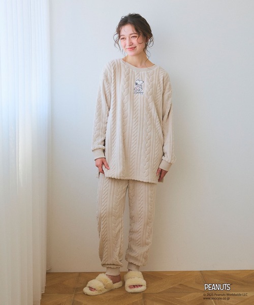 セール】【PEANUTS/ピーナッツ】SNOOPY/スヌーピー刺繍ケーブル