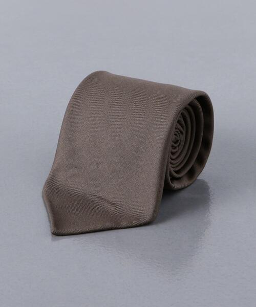 UNITED ARROWS（ユナイテッドアローズ）の「＜UNITED ARROWS＞ VBC ウール ソリッドタイ（ネクタイ・メンズ・ダークグレー/ベージュ/ネイビー・FREE）」の2枚目の写真