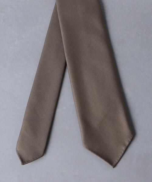 UNITED ARROWS（ユナイテッドアローズ）の「＜UNITED ARROWS＞ VBC ウール ソリッドタイ（ネクタイ・メンズ・ダークグレー/ベージュ/ネイビー・FREE）」の4枚目の写真