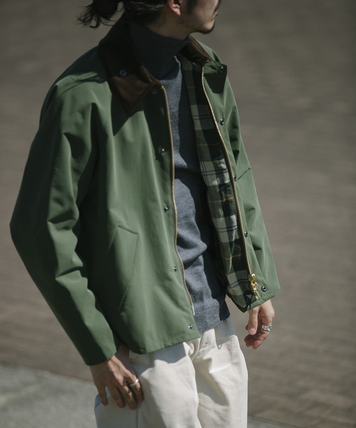 Barbour(バブアー)の「Barbour×URBAN RESEARCH TRANSPORT 3LAYER FOR UR(ナイロンジャケット・メンズ・カーキ/グレー/ブラック・42/38/36/40)」の3枚目の写真