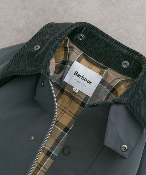 Barbour(バブアー)の「Barbour×URBAN RESEARCH TRANSPORT 3LAYER FOR UR(ナイロンジャケット・メンズ・カーキ/グレー/ブラック・42/38/36/40)」の4枚目の写真