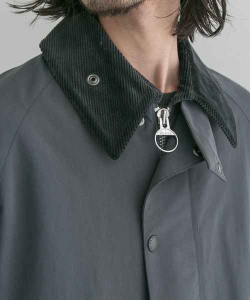 Barbour(バブアー)の「Barbour×URBAN RESEARCH TRANSPORT 3LAYER FOR UR(ナイロンジャケット・メンズ・カーキ/グレー/ブラック・42/38/36/40)」の13枚目の写真