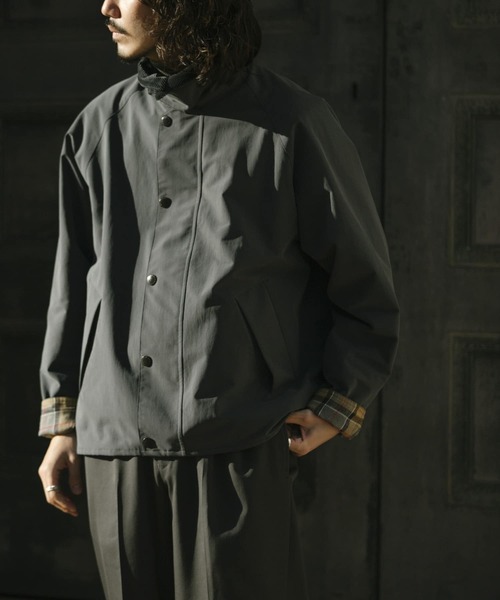Barbour(バブアー)の「Barbour×URBAN RESEARCH TRANSPORT 3LAYER FOR UR(ナイロンジャケット・メンズ・カーキ/グレー/ブラック・42/38/36/40)」の8枚目の写真