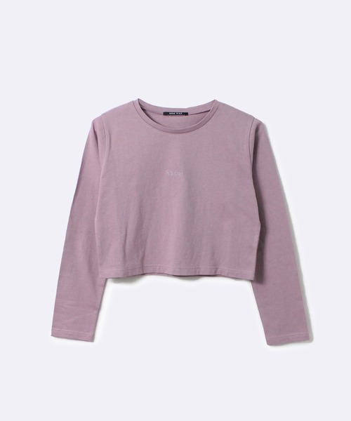Oneway Jeans Change刺繍ロゴ長袖トップス Oneway Jeans Change刺繍ロゴ長袖トップス