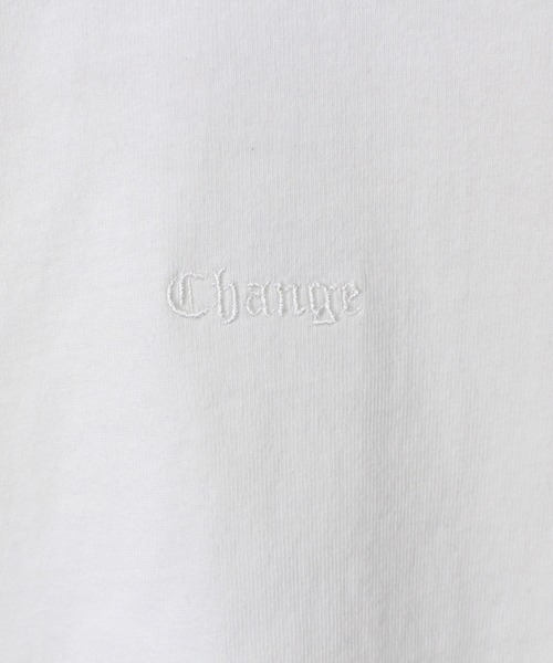 one way(ワンウェイ)の「【oneway Jeans】CHANGE刺繍ロゴ長袖トップス(Tシャツ/カットソー・レディース・ホワイト/ライトブルー/ブラック/パープル・FREE)」の8枚目の写真