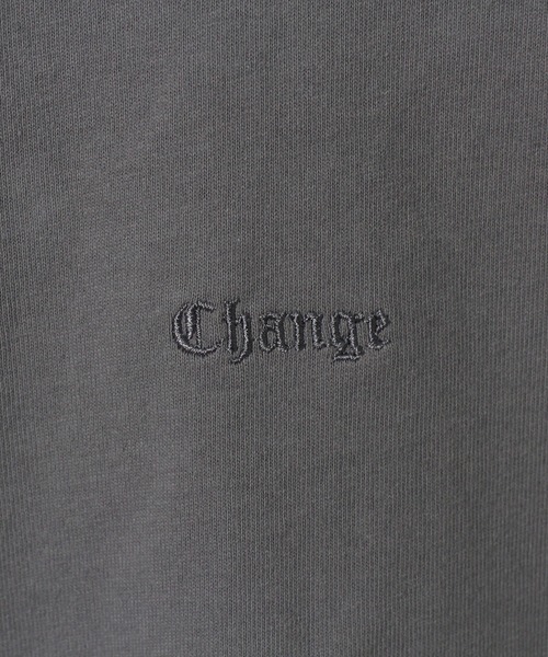 one way(ワンウェイ)の「【oneway Jeans】CHANGE刺繍ロゴ長袖トップス(Tシャツ/カットソー・レディース・ホワイト/ライトブルー/ブラック/パープル・FREE)」の7枚目の写真