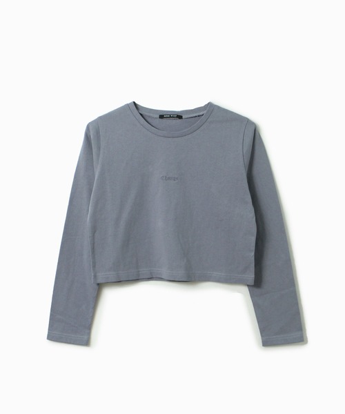 one way(ワンウェイ)の「【oneway Jeans】CHANGE刺繍ロゴ長袖トップス(Tシャツ/カットソー・レディース・ホワイト/ライトブルー/ブラック/パープル・FREE)」の13枚目の写真