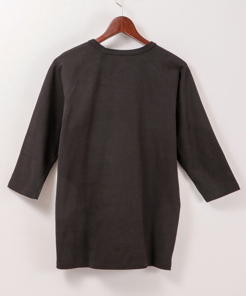 KRIFF MAYER（クリフメイヤー）の「スーパーヘビーリップル7分袖T（Tシャツ/カットソー・メンズ・グレー/ネイビー/ホワイト×ネイビー/ブラック/ナチュラル/ブラック×グレー・L/M/XL/S）」の18枚目の写真