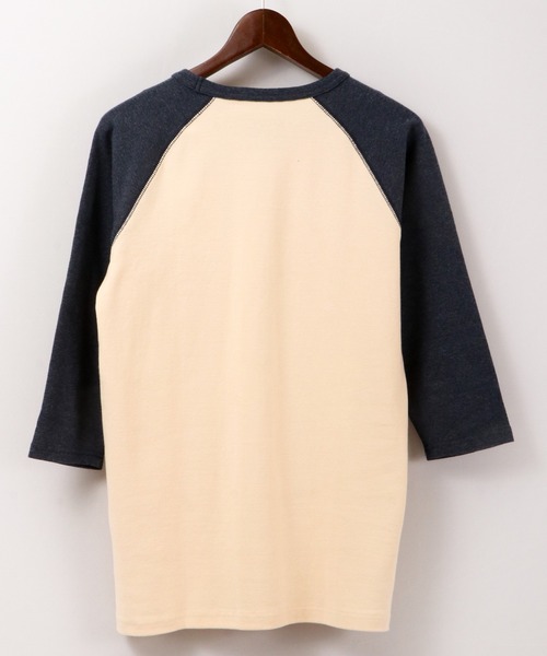 KRIFF MAYER（クリフメイヤー）の「スーパーヘビーリップル7分袖T（Tシャツ/カットソー・メンズ・グレー/ネイビー/ホワイト×ネイビー/ブラック/ナチュラル/ブラック×グレー・L/M/XL/S）」の8枚目の写真