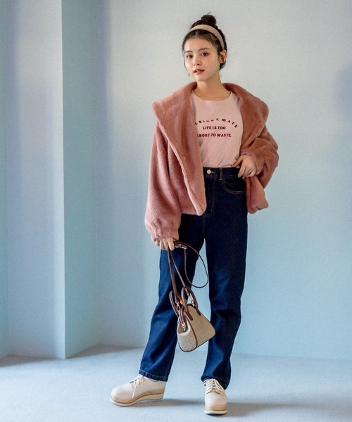 OLIVE des OLIVE（オリーブデオリーブ）の「べっ甲ガマ口バッグ（ショルダーバッグ・レディース・ダークブラウン/ベージュ/ブラック・FREE）」の15枚目の写真