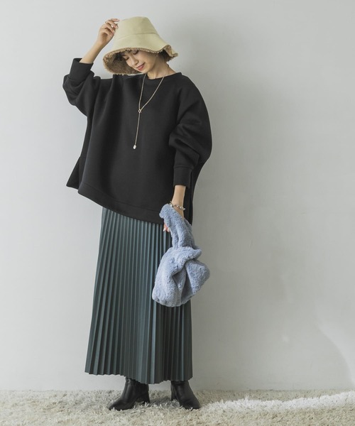 URBAN RESEARCH(アーバンリサーチ)の「ダンボール袖ボリュームプルオーバー(Tシャツ/カットソー・レディース・ブラック/アイボリー・FREE)」の14枚目の写真