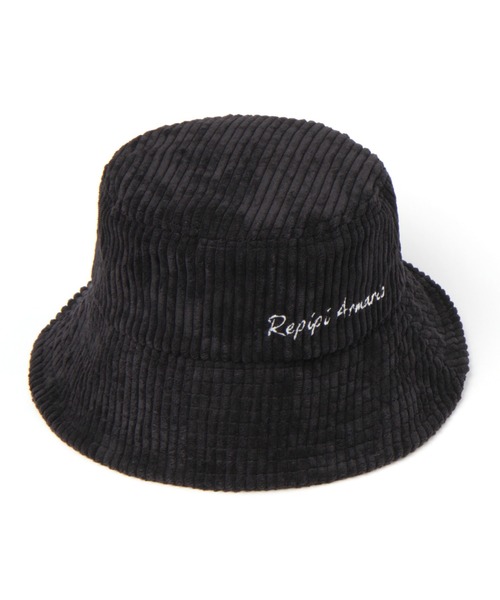 repipi armario（レピピ アルマリオ）の「コーデュロイバケハ（ハット・キッズ・ブラック/ダークブラウン/グレー/アイボリー・FREE）」の6枚目の写真