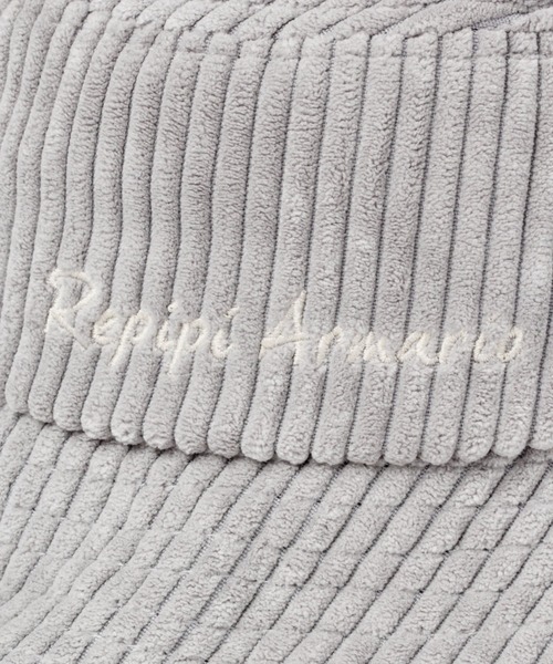 repipi armario（レピピ アルマリオ）の「コーデュロイバケハ（ハット・キッズ・ブラック/ダークブラウン/グレー/アイボリー・FREE）」の14枚目の写真