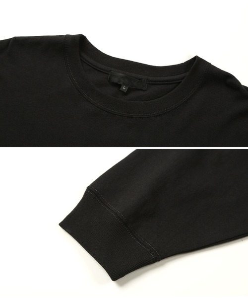 jiggys shop(ジギーズショップ)の「ドロップショルダー 無地 ビッグシルエット ロンT(Tシャツ/カットソー・メンズ・ホワイト/ブラック/ベージュ/ネイビー/レッド/サンドベージュ/ブルー系その他/ローズ・MEDIUM/LARGE)」の13枚目の写真