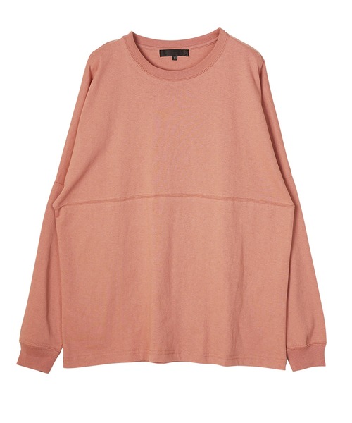 jiggys shop(ジギーズショップ)の「ドロップショルダー 無地 ビッグシルエット ロンT(Tシャツ/カットソー・メンズ・ホワイト/ブラック/ベージュ/ネイビー/レッド/サンドベージュ/ブルー系その他/ローズ・MEDIUM/LARGE)」の10枚目の写真
